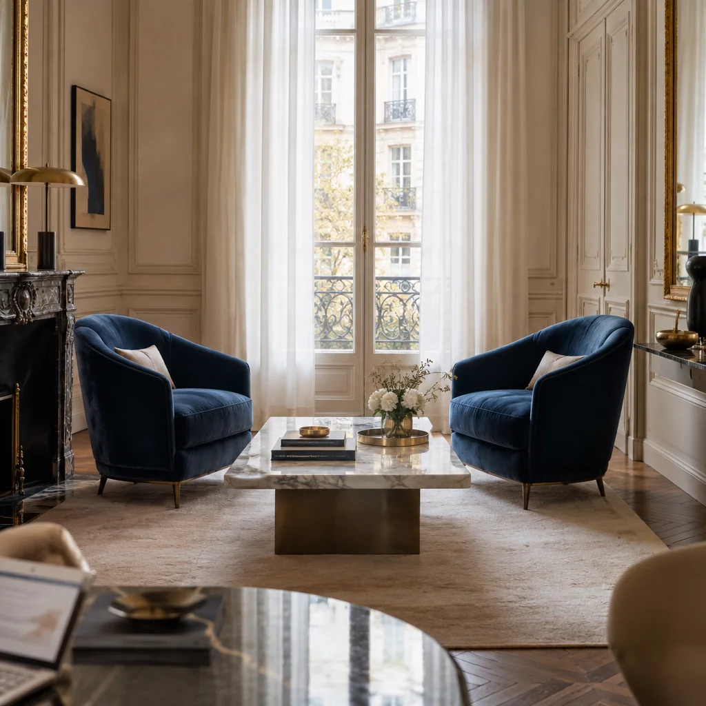 Entretien conseil individuel en agence avenue des Champs-Élysées — HANOU WAYMEL
